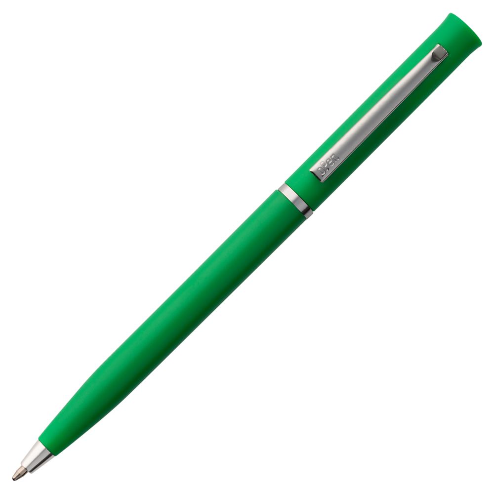 Ручка шариковая EURO CHROME, зеленая