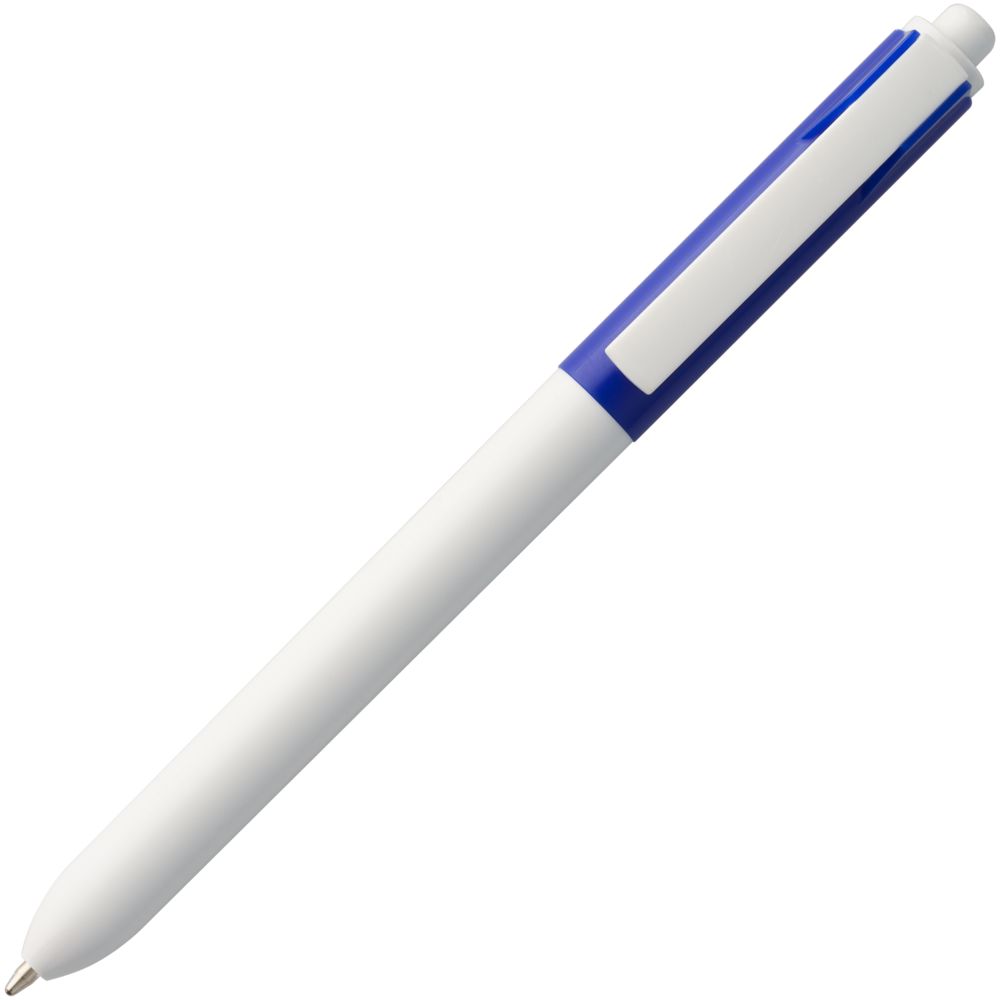 Ручка шариковая HINT SPECIAL, белая с синим