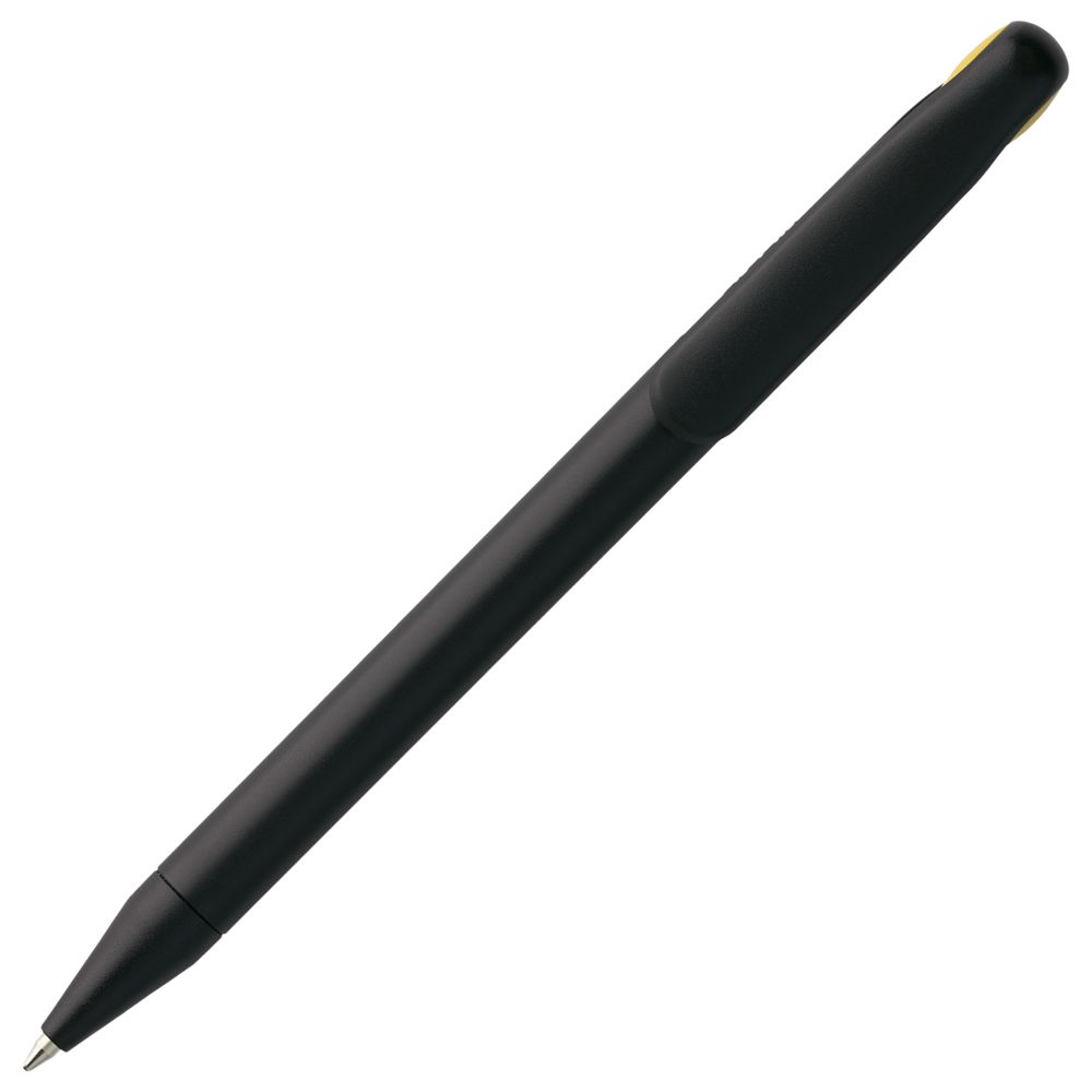 Ручка шариковая PRODIR DS1 TMM DOT, черная с желтым