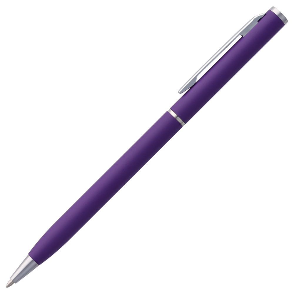 Ручка шариковая HOTEL CHROME, VER.2, матовая фиолетовая