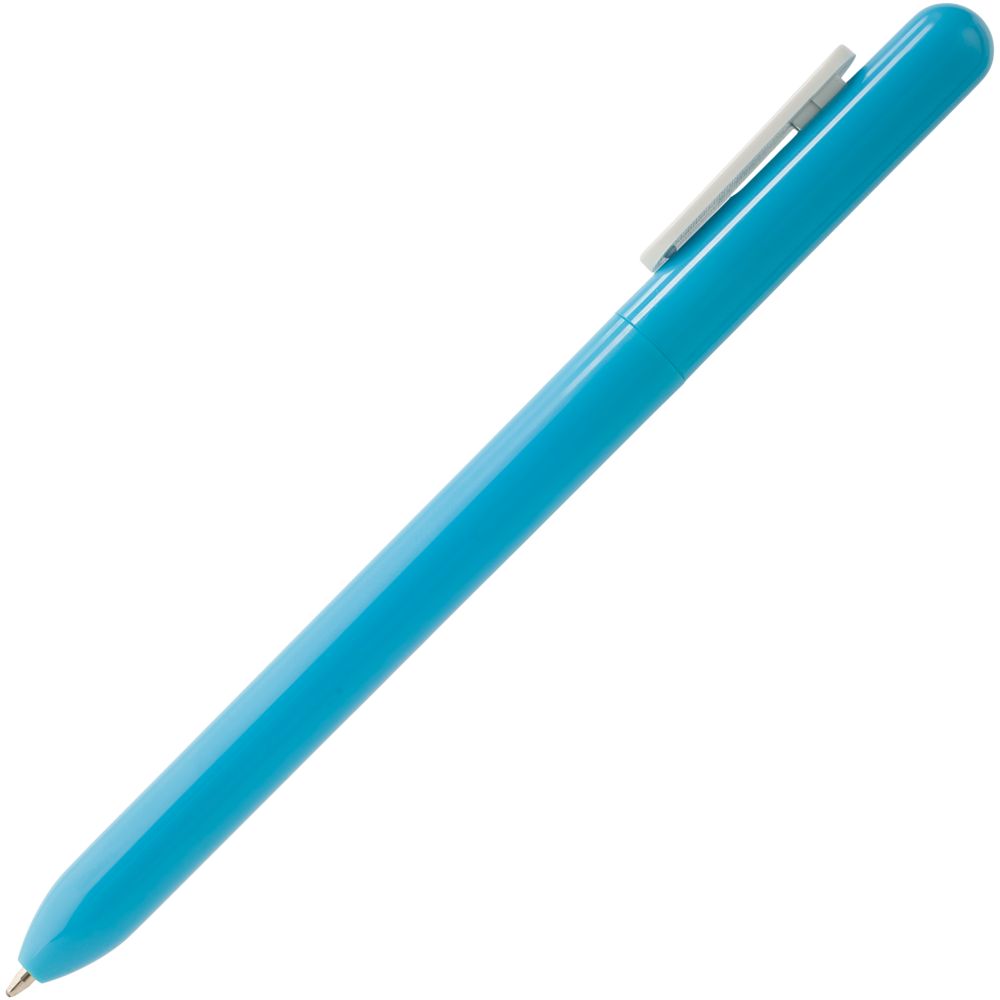 Ручка шариковая SWIPER, голубая с белым