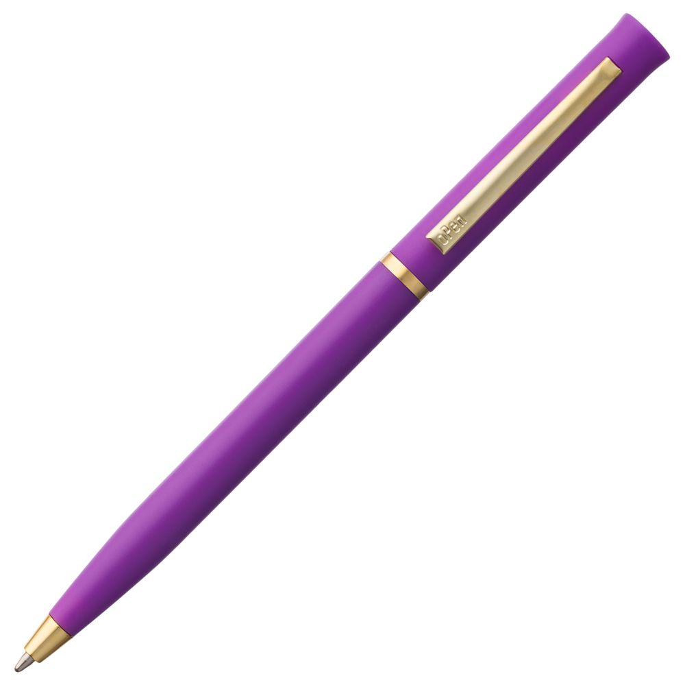 Ручка шариковая EURO GOLD, фиолетовая