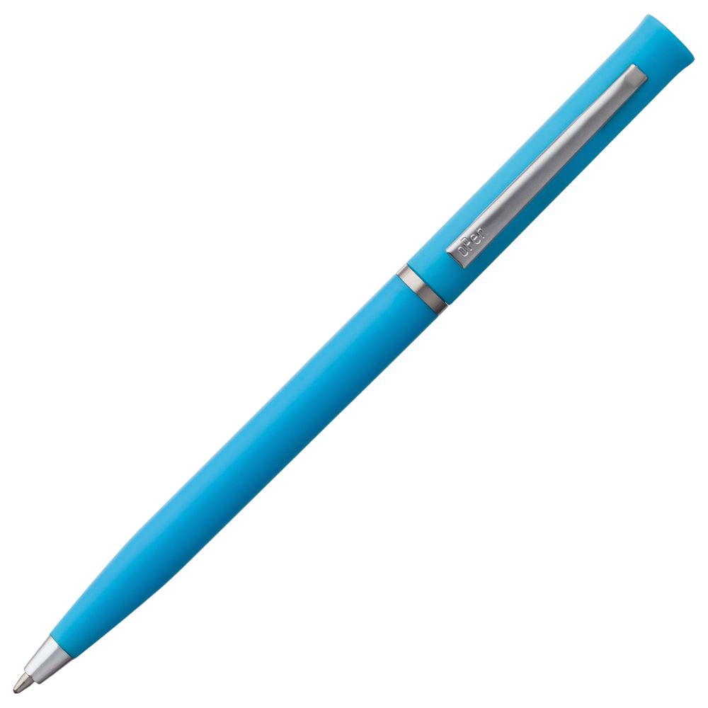 Ручка шариковая EURO CHROME, голубая