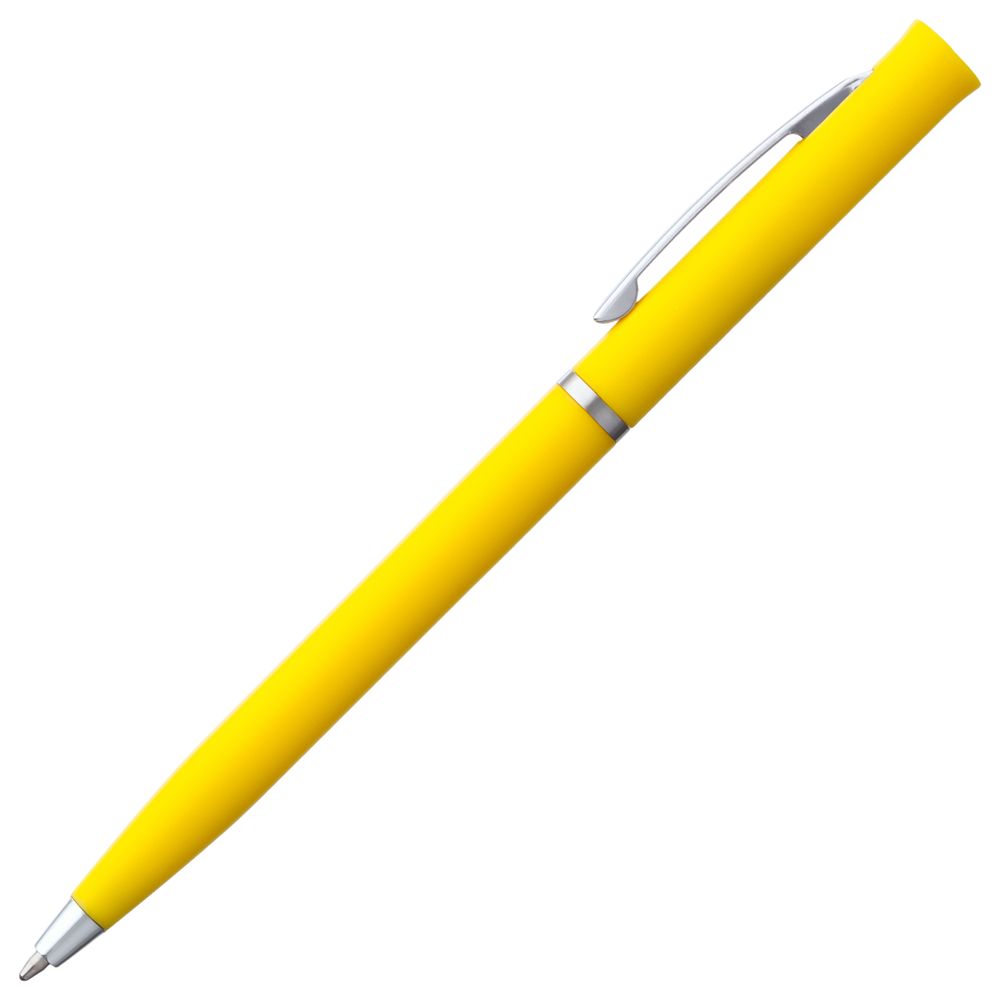 Ручка шариковая EURO CHROME, желтая