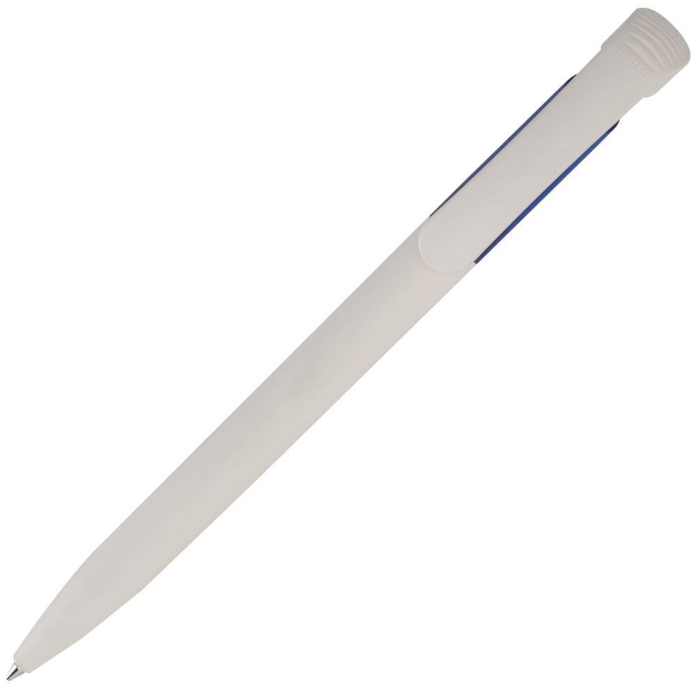Ручка шариковая BIO-PEN, белая с синим