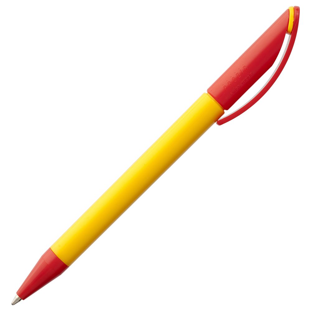 Ручка шариковая PRODIR DS3 TPP SPECIAL, желтая с красным