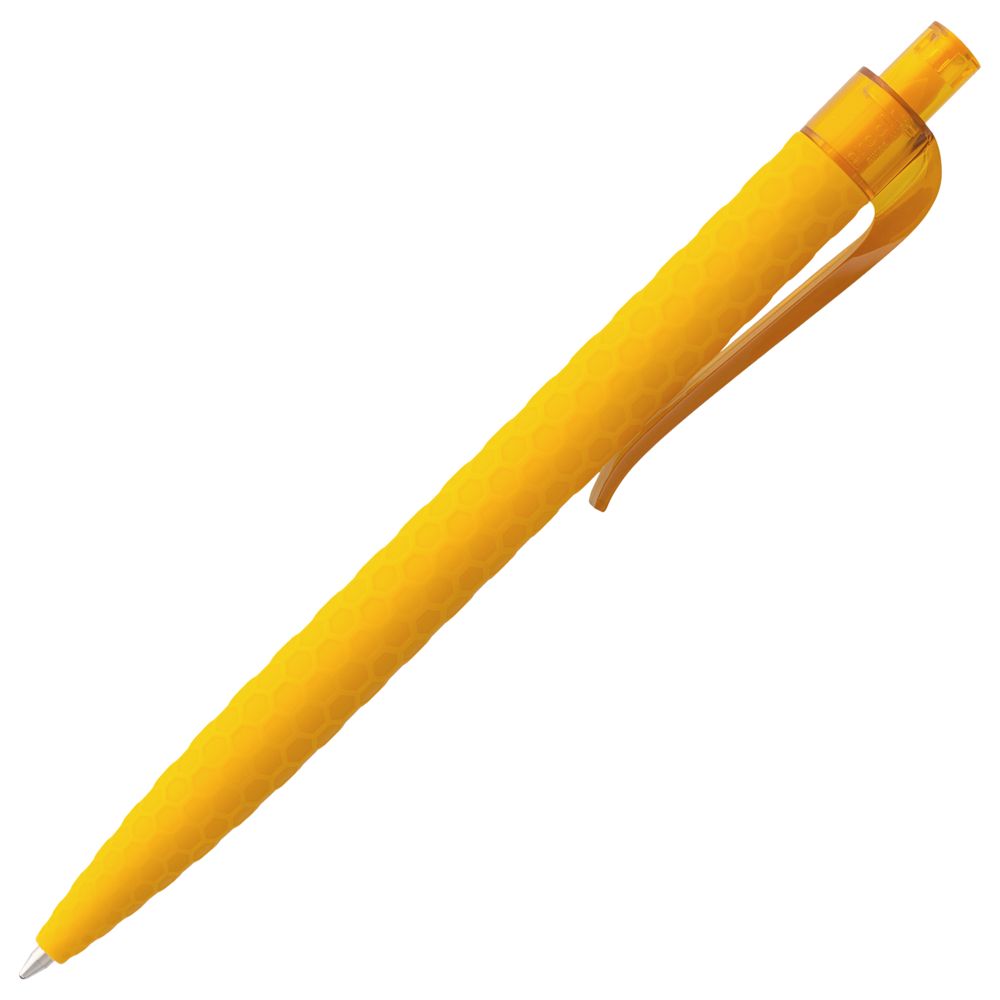 Ручка шариковая PRODIR QS04 PRT HONEY SOFT TOUCH, желтая