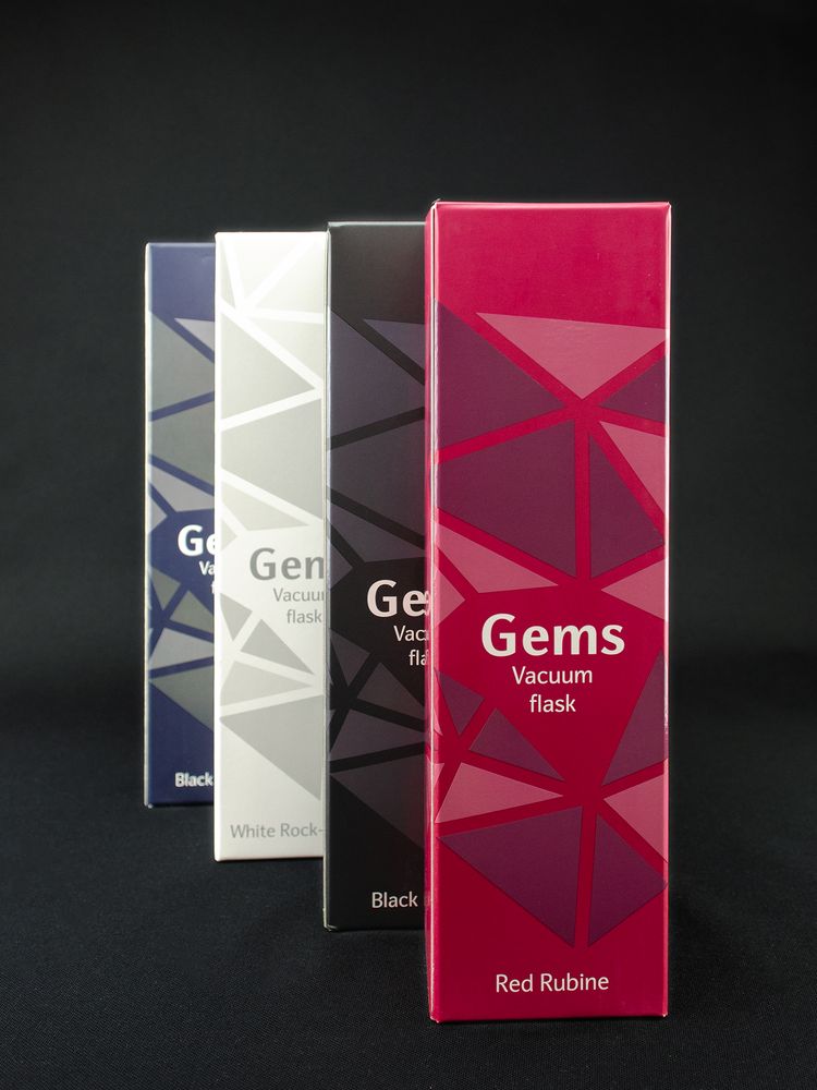 ТЕРМОС GEMS BLACK MORION, ЧЕРНЫЙ МОРИОН Термос GEMS BLACK MORION, черный морион