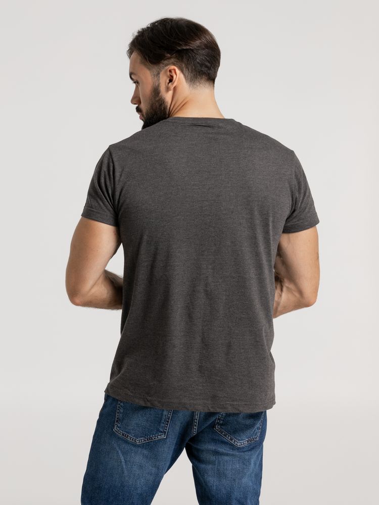 ФУТБОЛКА FIRM WEAR ЧЕРНЫЙ МЕЛАНЖ, РАЗМЕР S Футболка FIRM WEAR черный меланж, размер S