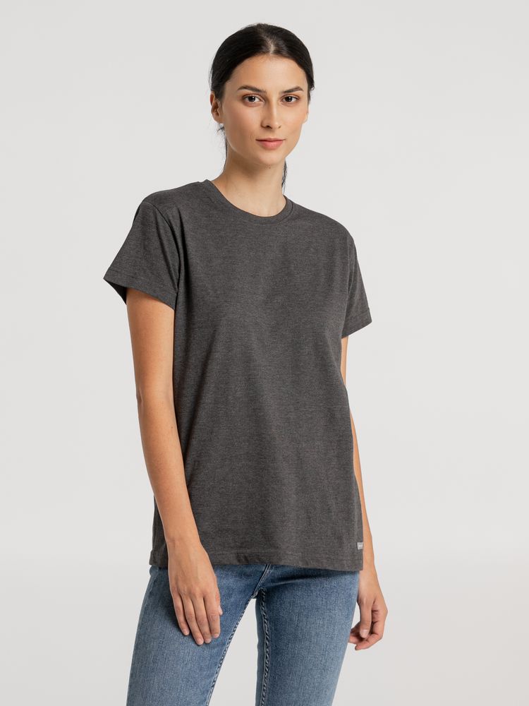 ФУТБОЛКА FIRM WEAR ЧЕРНЫЙ МЕЛАНЖ, РАЗМЕР S Футболка FIRM WEAR черный меланж, размер S
