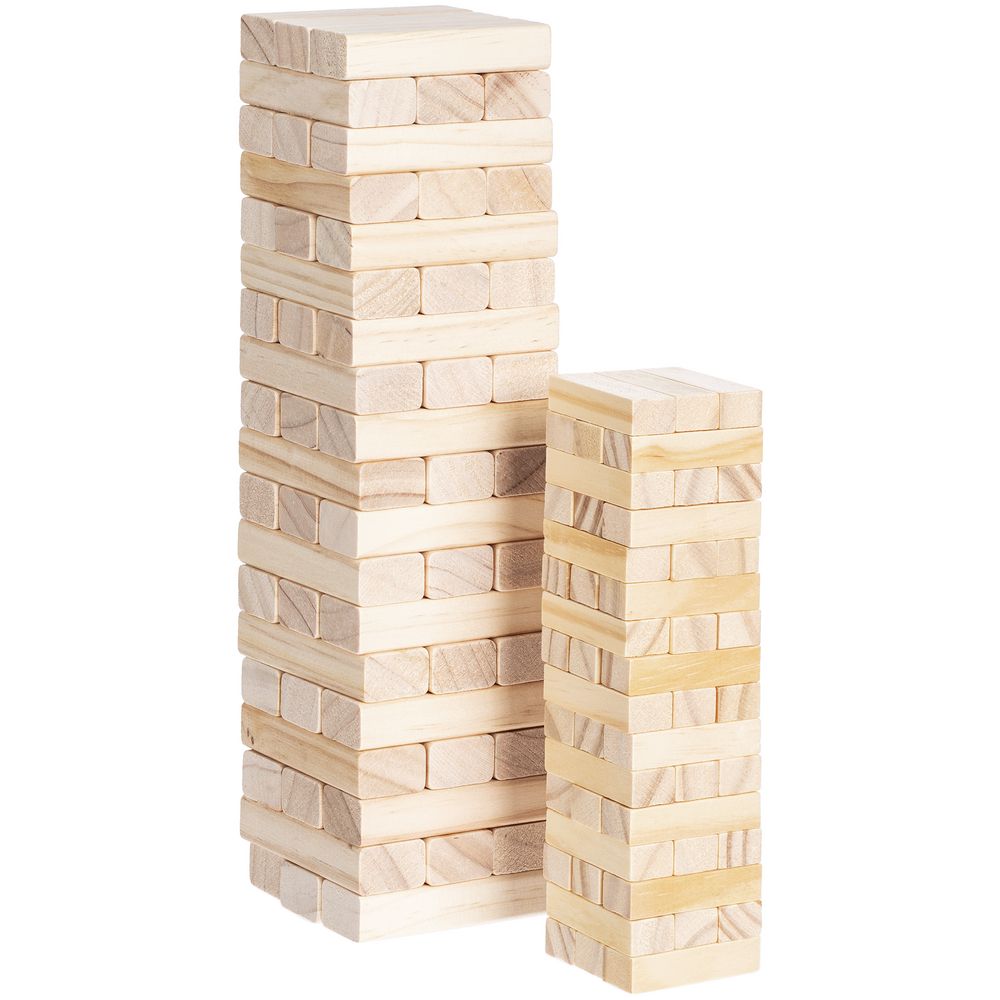 ИГРА «ДЕРЕВЯННАЯ БАШНЯ МИНИ», НЕОКРАШЕННАЯ Игра «Деревянная башня мини», неокрашенная