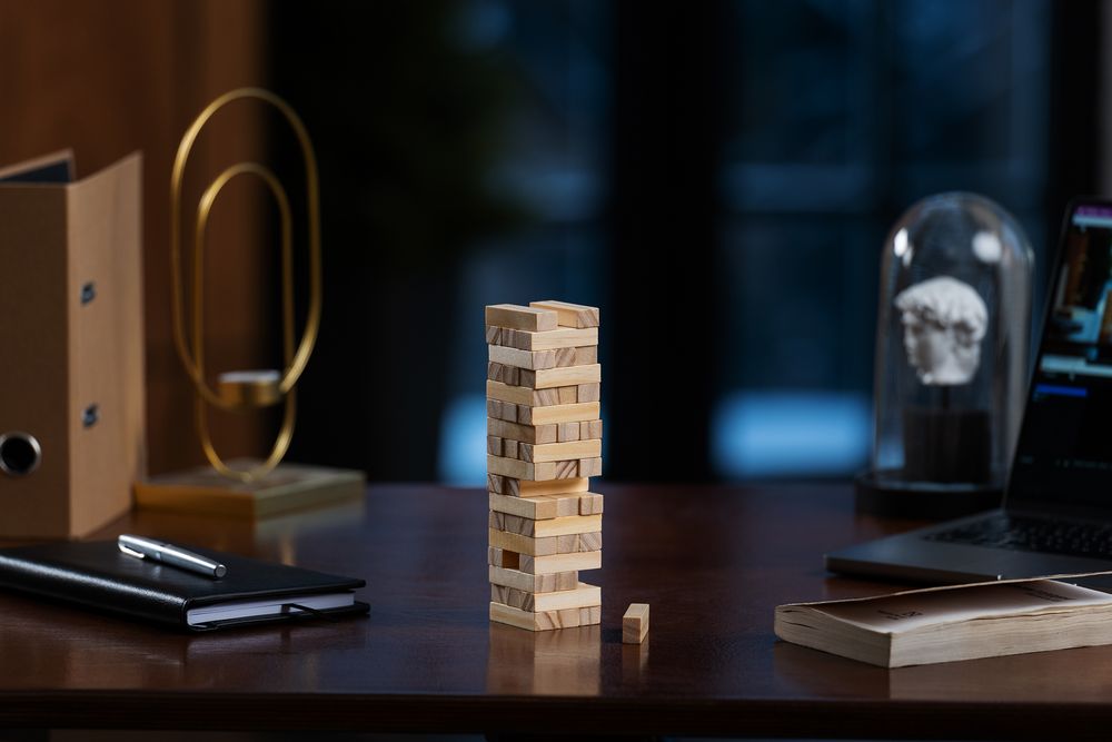 ИГРА «ДЕРЕВЯННАЯ БАШНЯ МИНИ», НЕОКРАШЕННАЯ Игра «Деревянная башня мини», неокрашенная