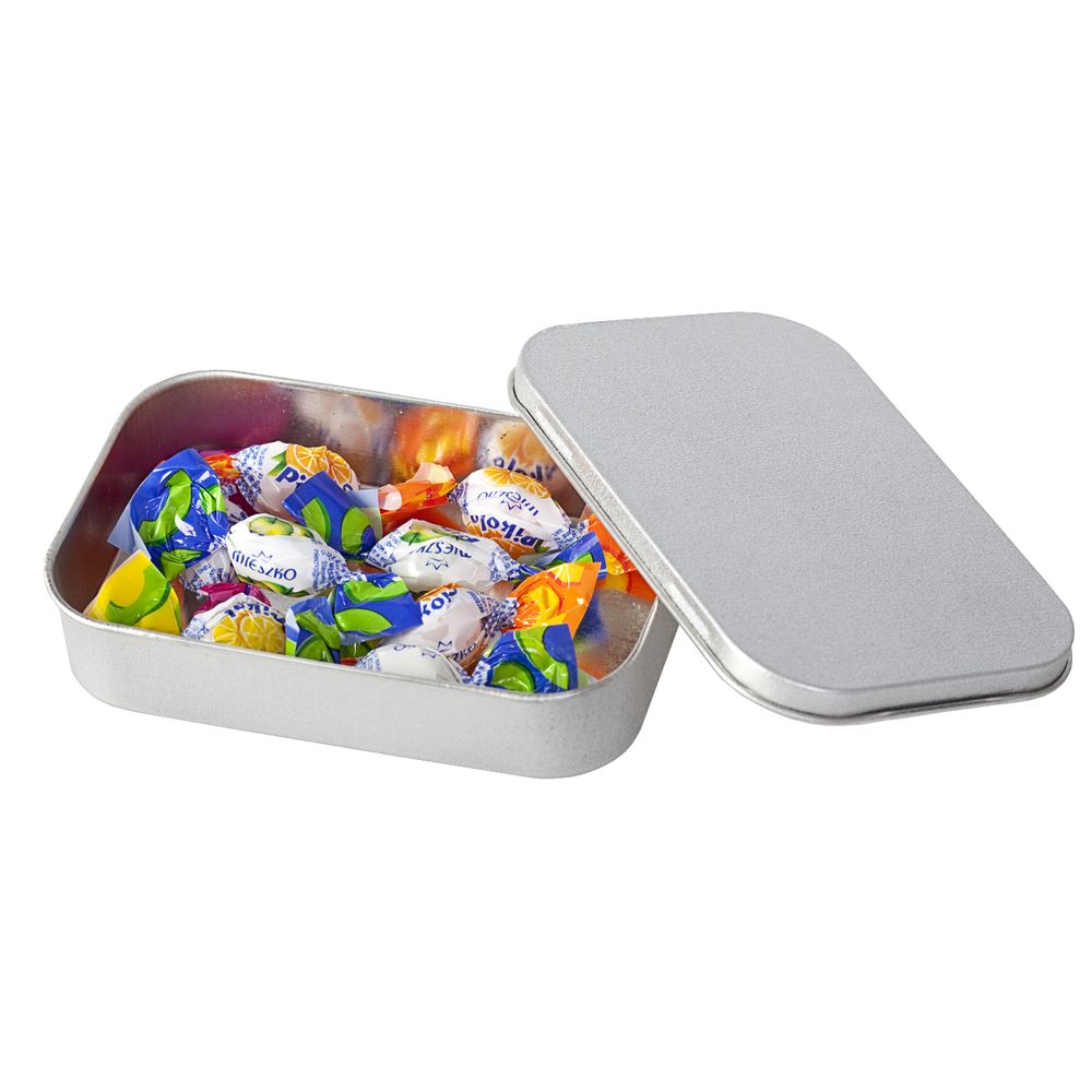 КОРОБКА PRAGMAX S, ПРЯМОУГОЛЬНАЯ, СЕРЕБРИСТАЯ Коробка PRAGMAX S, прямоугольная, серебристая