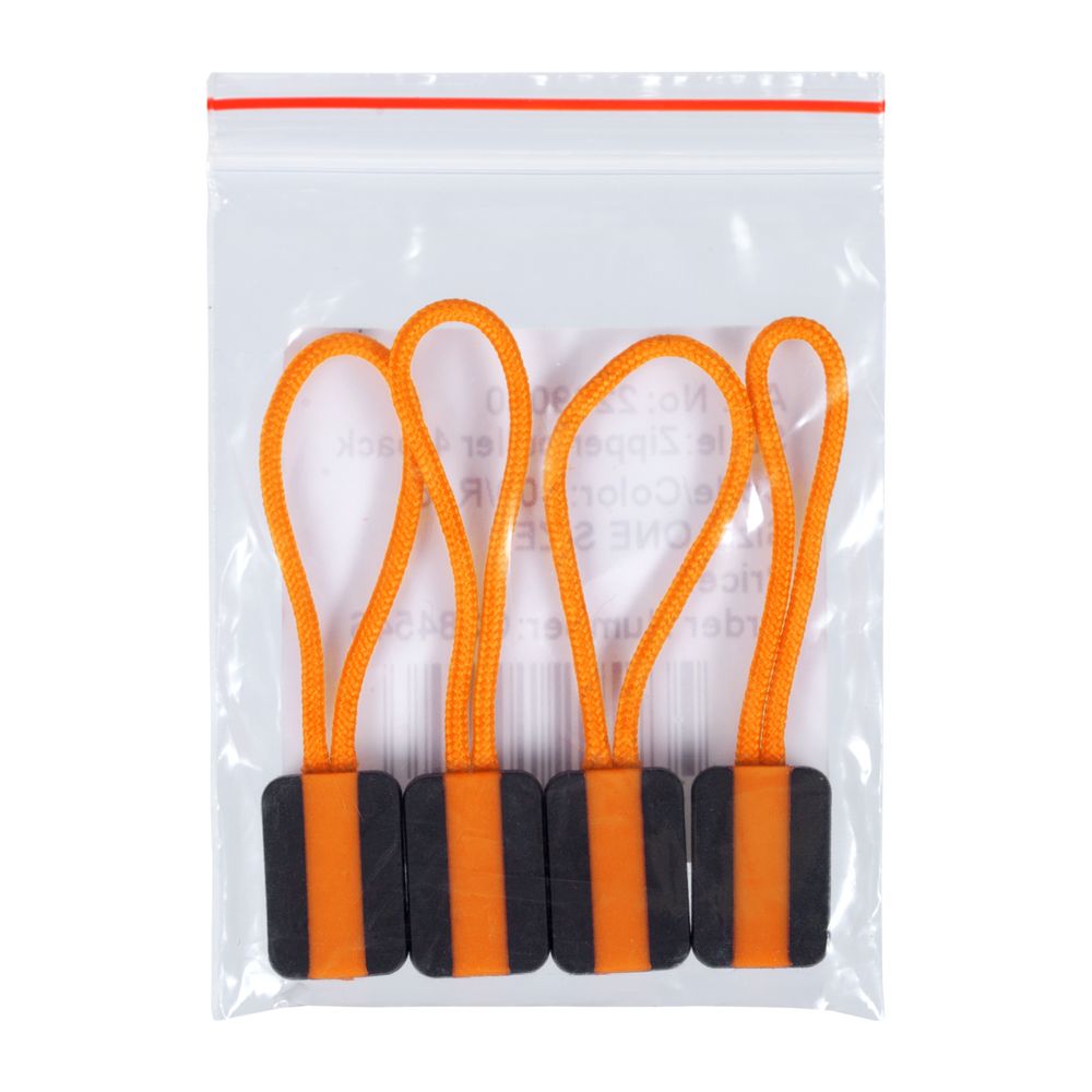 НАБОР ПУЛЛЕРОВ ДЛЯ МОЛНИИ, ОРАНЖЕВЫЙ Набор пуллеров для молнии, оранжевый