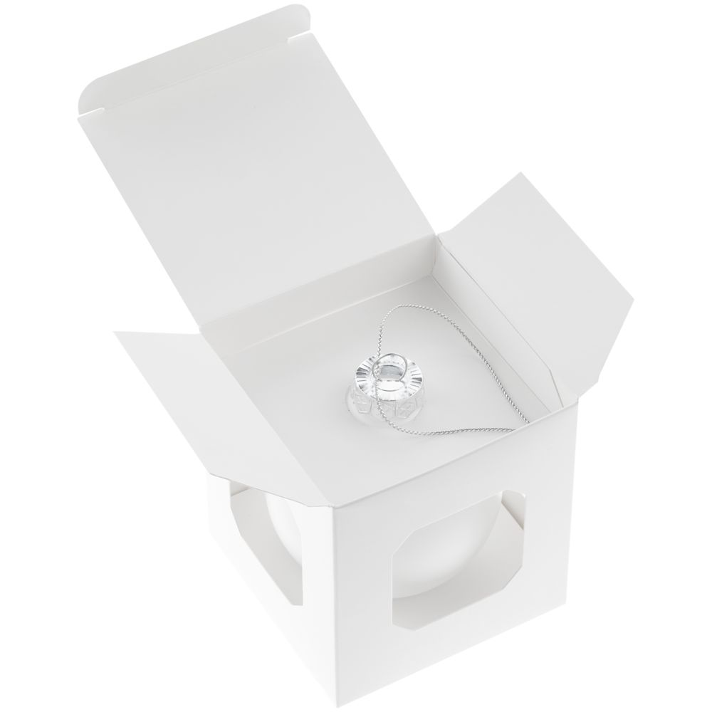 ЕЛОЧНЫЙ ШАР FINERY MATT, 8 СМ, МАТОВЫЙ БЕЛЫЙ Елочный шар FINERY MATT, 8 см, матовый белый