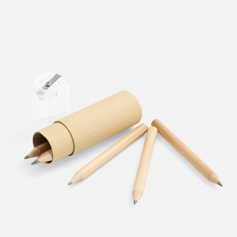 НАБОР КАРАНДАШЕЙ PENCILVANIA OFFICE С ТОЧИЛКОЙ, ПРОЗРАЧНЫЙ Набор карандашей PENCILVANIA OFFICE с точилкой, прозрачный