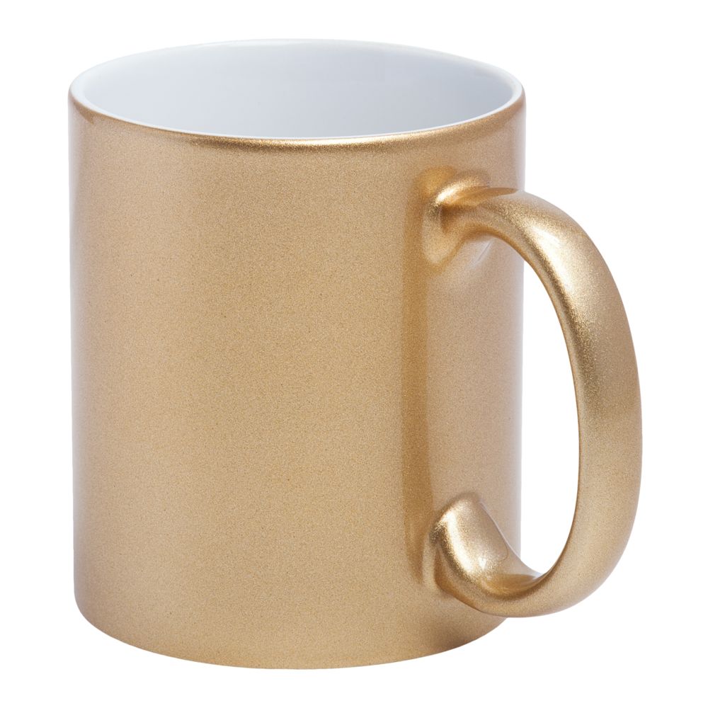 КРУЖКА ORE ДЛЯ СУБЛИМАЦИОННОЙ ПЕЧАТИ, ЗОЛОТИСТАЯ Кружка ORE для сублимационной печати, золотистая