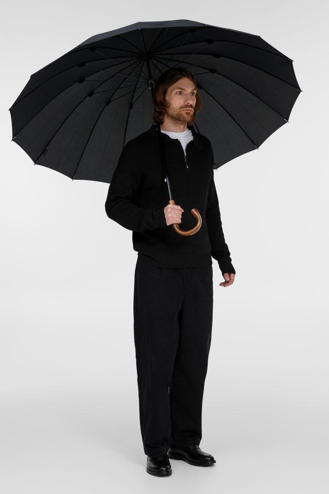 ЗОНТ-ТРОСТЬ BIG BOSS, ТЕМНО-СИНИЙ Зонт-трость BIG BOSS, темно-синий