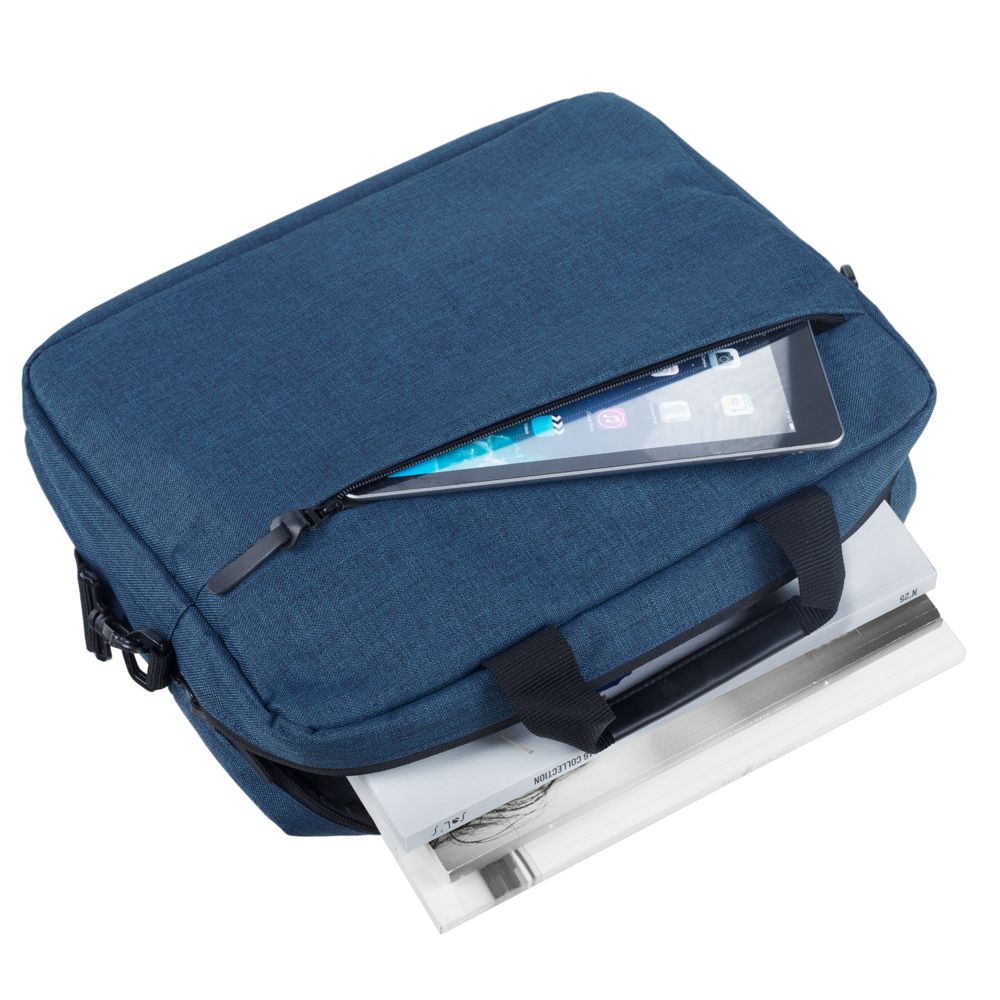 СУМКА ДЛЯ НОУТБУКА THE FIRST, СИНЯЯ Сумка для ноутбука THE FIRST, синяя