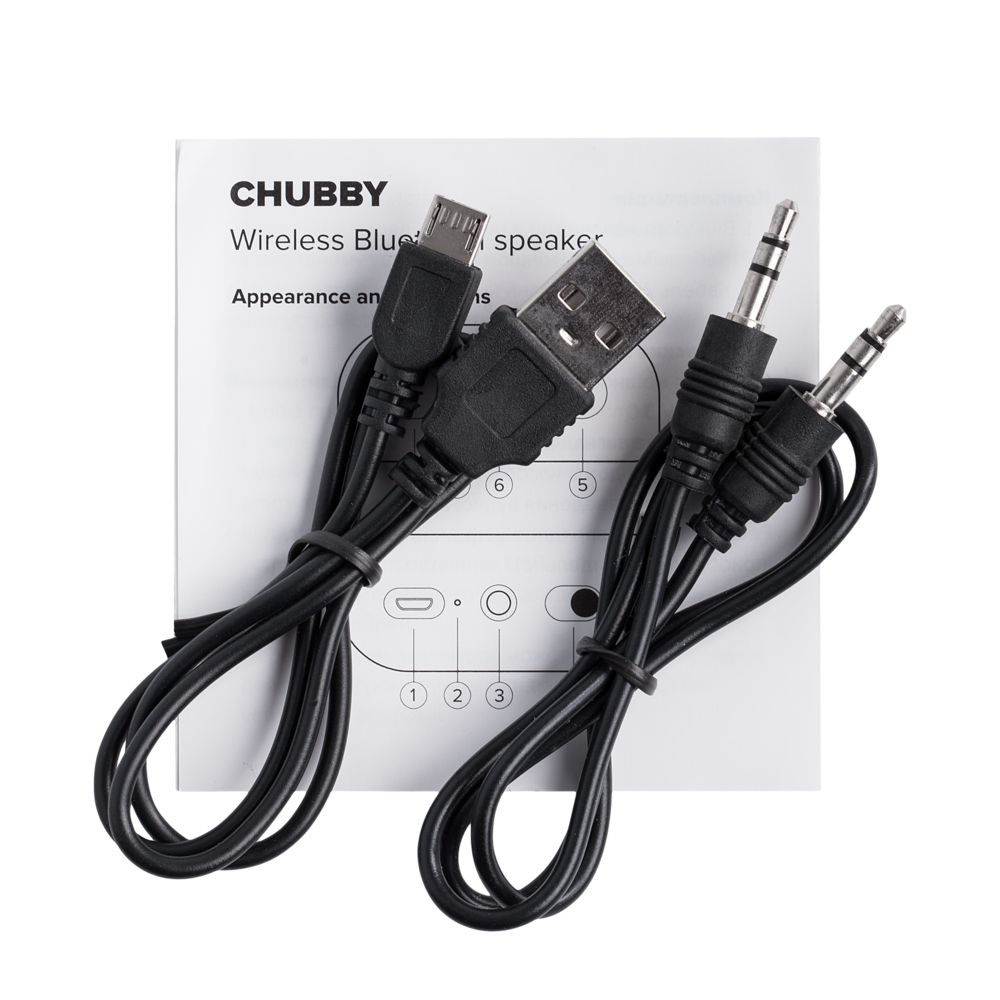 БЕСПРОВОДНАЯ КОЛОНКА CHUBBY, БЕЛАЯ Беспроводная колонка CHUBBY, белая