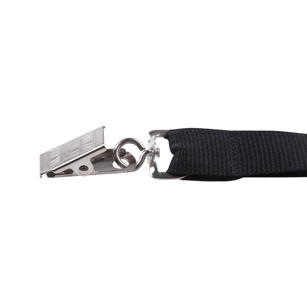 ЛЕНТА ДЛЯ БЕЙДЖА NECKBAND, ЧЕРНАЯ Лента для бейджа NECKBAND, черная