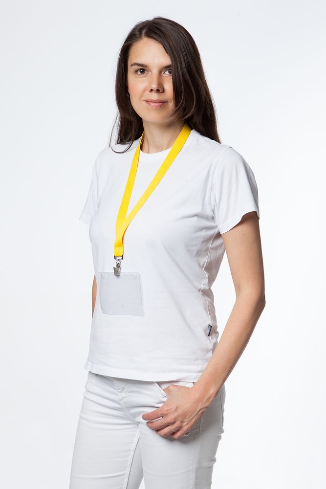 ЛЕНТА ДЛЯ БЕЙДЖА NECKBAND, ЖЕЛТАЯ Лента для бейджа NECKBAND, желтая