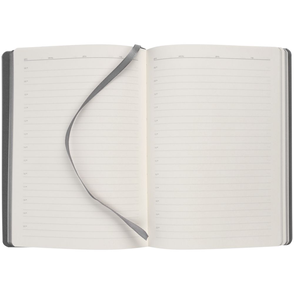 ЕЖЕДНЕВНИК SHALL, НЕДАТИРОВАННЫЙ, СЕРЫЙ Ежедневник SHALL, недатированный, серый