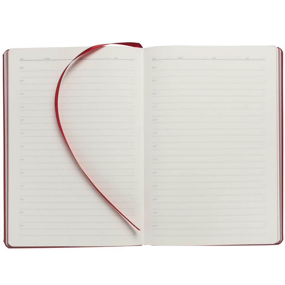 ЕЖЕДНЕВНИК SHALL, НЕДАТИРОВАННЫЙ, КРАСНЫЙ Ежедневник SHALL, недатированный, красный