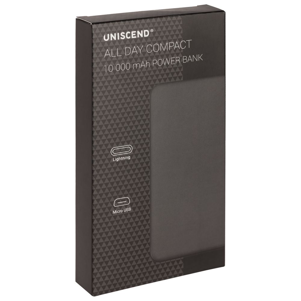 ВНЕШНИЙ АККУМУЛЯТОР UNISCEND ALL DAY COMPACT 10000 МАЧ, КРАСНЫЙ Внешний аккумулятор UNISCEND ALL DAY COMPACT 10000 мАч, красный