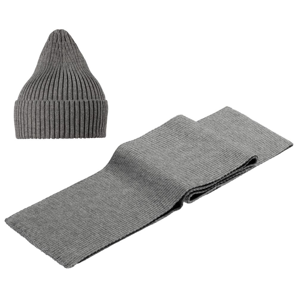 ШАРФ STOUT, СЕРЫЙ МЕЛАНЖ Шарф STOUT, серый меланж