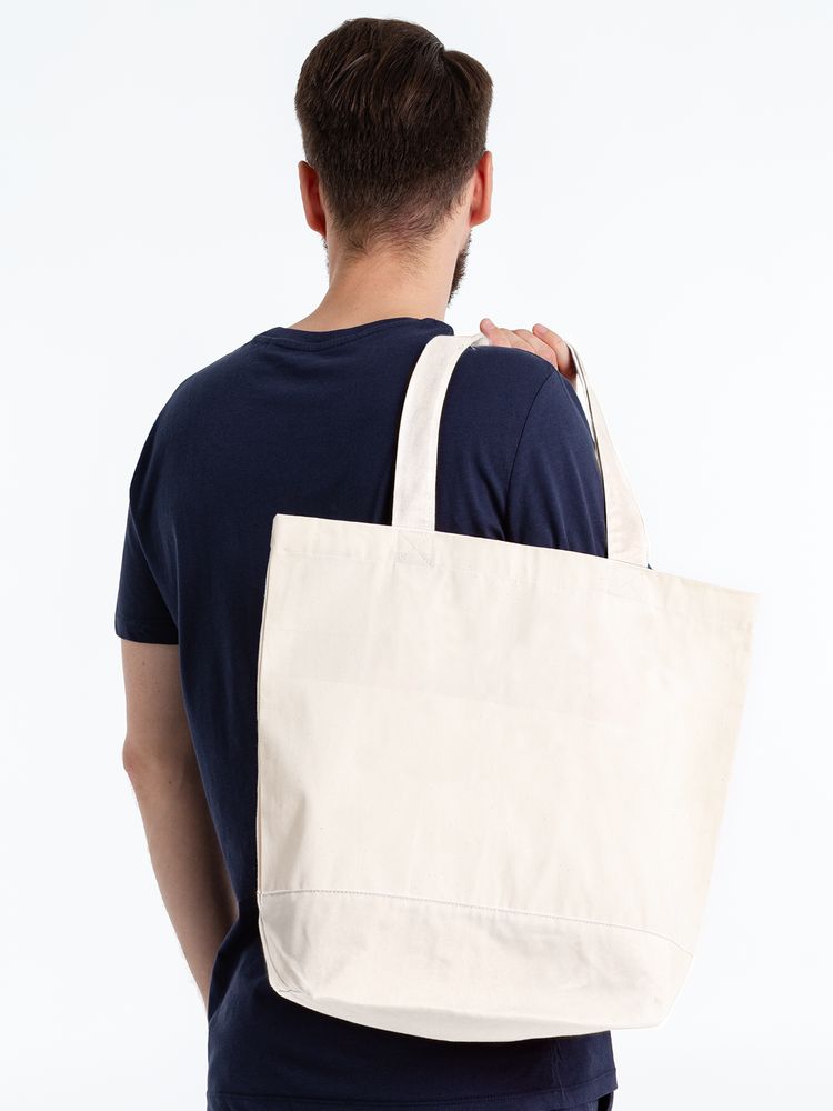 ХОЛЩОВАЯ СУМКА SHOPAHOLIC, НЕОКРАШЕННАЯ Холщовая сумка SHOPAHOLIC, неокрашенная