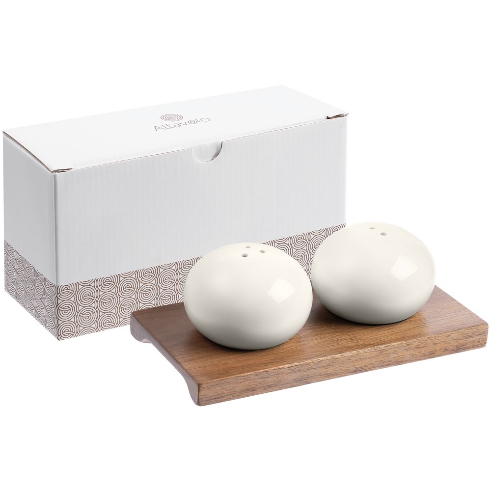 НАБОР ИЗ СОЛОНКИ И ПЕРЕЧНИЦЫ PIACENTE, БЕЛЫЙ Набор из солонки и перечницы PIACENTE, белый