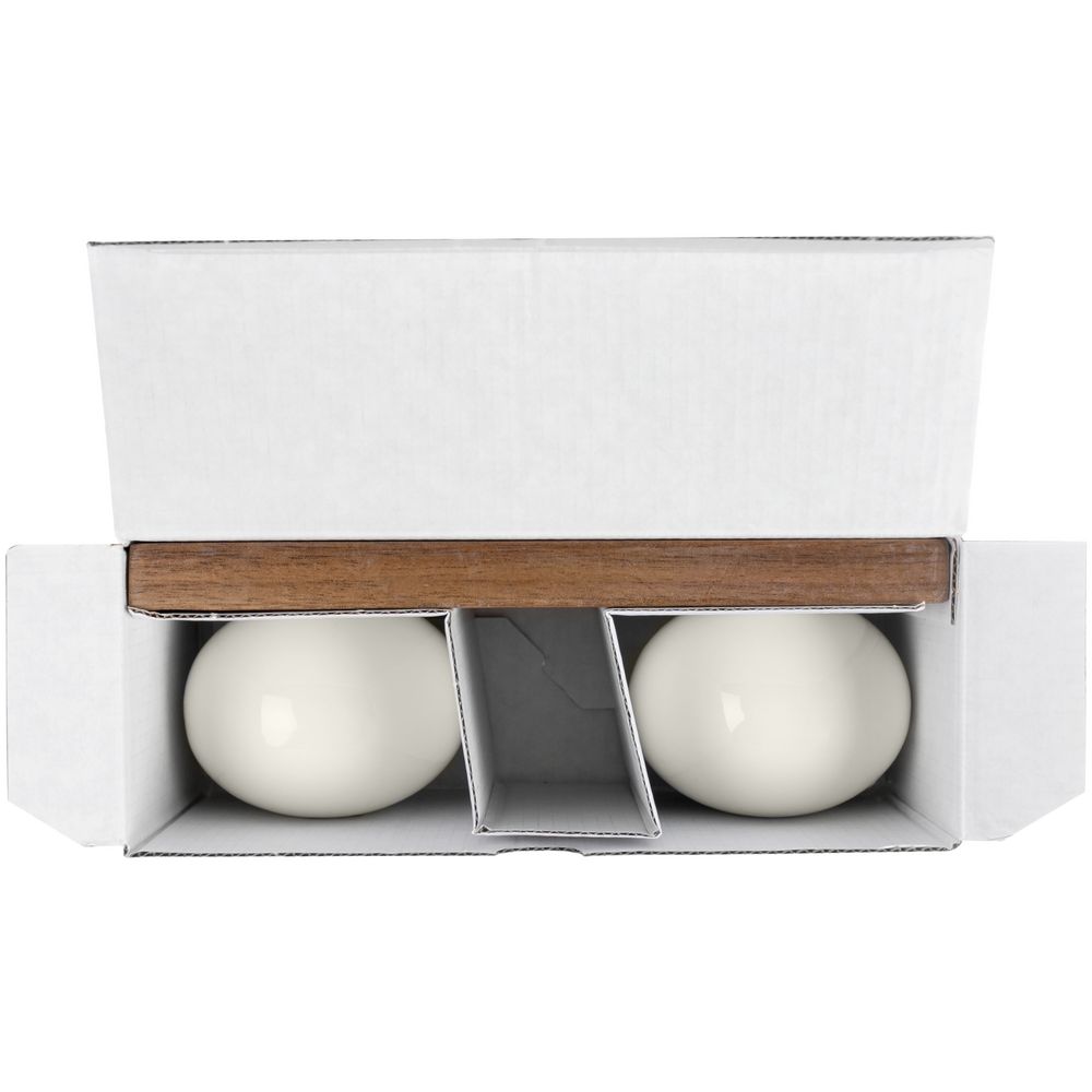 НАБОР ИЗ СОЛОНКИ И ПЕРЕЧНИЦЫ PIACENTE, БЕЛЫЙ Набор из солонки и перечницы PIACENTE, белый