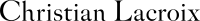 Logo CHRISTIAN LACROIX