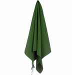 Спортивное полотенце ATOLL LARGE, темно-зеленое