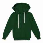 Толстовка с капюшоном детская KIRENGA KIDS, темно-зеленая, 12 лет