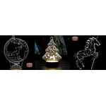 Светильники акриловые ERRO 3D