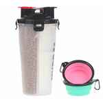 Бутылки со складными мисками для животных