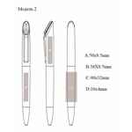 Ручки с полимерной наклейкой, пластиковые