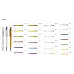 Ручки с полимерной наклейкой, пластиковые