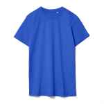 Футболка унисекс T-BOLKA 160, ярко-синяя, размер XS