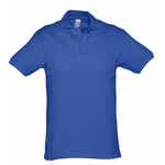 Рубашка поло мужская SPIRIT 240 ярко-синяя, размер S