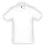 Рубашка поло мужская SPIRIT 240 белая, размер S