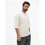 Футболка унисекс T1, молочно-белая, размер XS/S