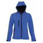 Куртка женская с капюшоном REPLAY WOMEN, ярко-синяя, размер XL