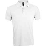 Рубашка поло мужская PRIME MEN 200 белая, размер S