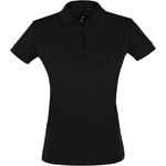 Рубашка поло женская PERFECT WOMEN 180 черная, размер S