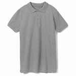Рубашка поло мужская PHOENIX MEN серый меланж, размер M