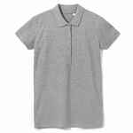 Рубашка поло женская PHOENIX WOMEN серый меланж, размер S