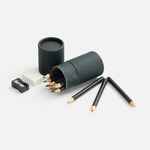 Набор цветных карандашей PENCILVANIA TUBE PLUS, черный